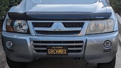 front of car